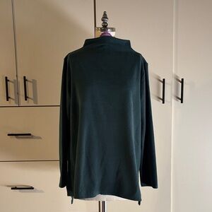 Ann Taylor Factory Dark Green Turtleneck Sweater